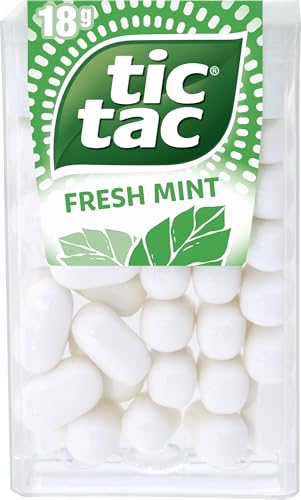 Ferrero tic tac fresh mint – Dragees mit Minzgeschmack – 36 x 18 g Packungen von Tic Tac