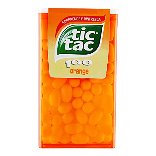 Ferrero tic tac fresh orange – Dragees mit Orangengeschmack – 1 x 49 g Packung von Tic Tac