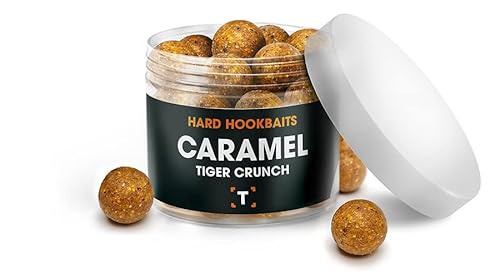 Tigernüsse Crunch Karamell Hard Hookbaits | Karpfen Futter von Tigernuessekaufen.de