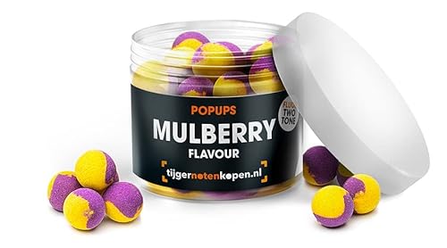 Tigernuessekaufen.de Mulberry Pop-ups Lila/Gelb | Karpfen Futter von Tigernuessekaufen.de