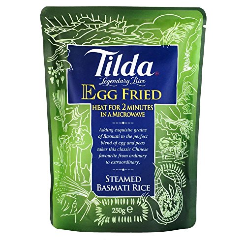 Tilda Basmati Reis Steamed Egg Fried (250 g) - Packung mit 2 von Tilda