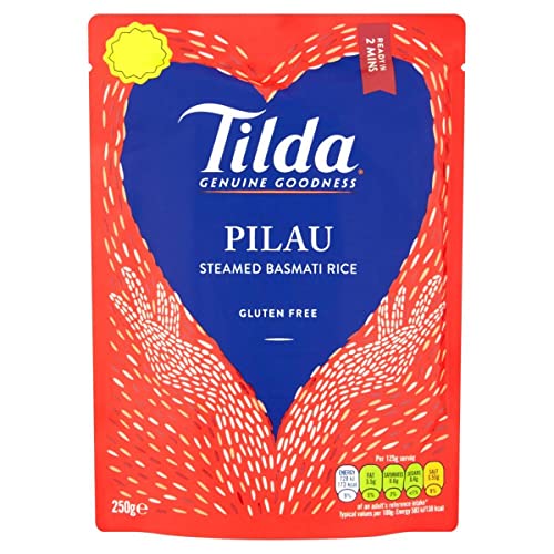 Tilda Pilau Steamed Basmati Rice 250g - Pilau Basmati Reis von Tilda