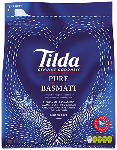 Tilda Pure Original Basmatireis 5kg, 1er Pack (1 x 5 Kg) von Tilda