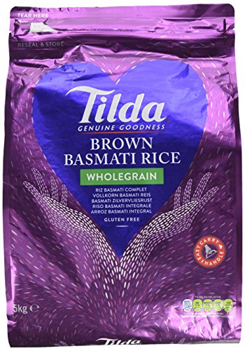 Tilda Wholegrain Basmati Rice 5kg, 1er Pack (1x5kg) von Tilda