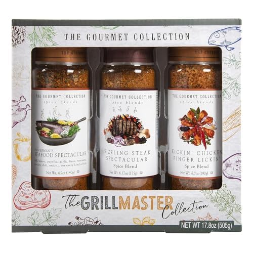 The Gourmet Collection - Grill Master, Mixed Herbs And Spice Seasoning Set |Chicken Seasoning |BBQ Rubs And Spices |Fish Seasoning |Lamb Seasoning |Burger Seasoning |Steak Seasoning |BBQ Seasoning von TILZ COLLECTION