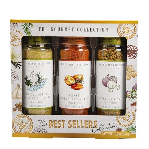 The Gourmet Collection - Mixed Herbs Spice, Roast Garlic, Rosemary & Sea Salt, Roast Vegetable, Onion |Chip Spice |Roast Potato Seasoning |All Purpose Seasoning |Lemon Pepper Seasoning |Cooking Gifts von Tilz