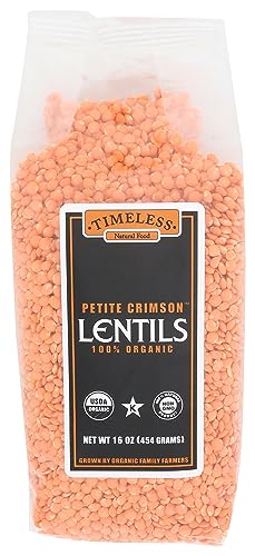 Timeless, Lentils Petite Crimson Organic, 473 ml von Timeless