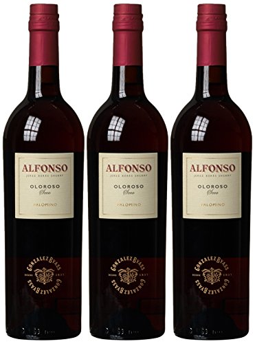 Gonzales Byass Alfonso Oloroso Seca (Dry) Jerez DO, 3er Pack (3 x 750 ml) von Tio Pepe