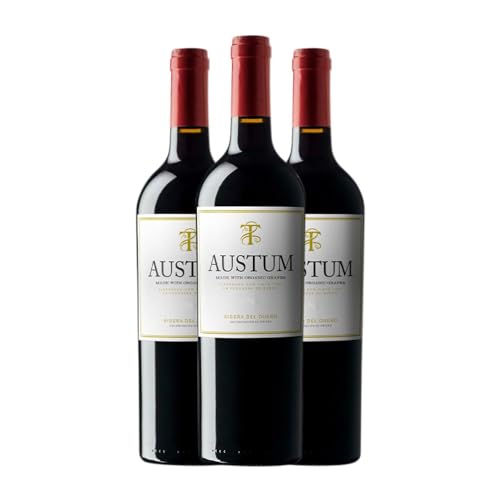 Tionio Austum Ecològic Tempranillo Ribera del Duero 75 cl (Schachtel mit 3 Flaschen von 75 cl) von Distribuidor