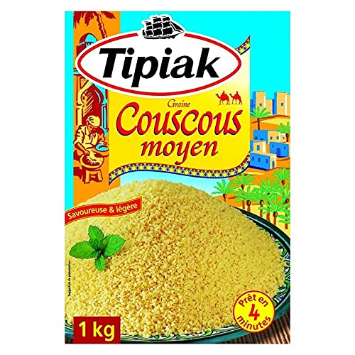 Tipiak Korn Couscous Mittel Savory & Lã © Station 1 Kilogramm (Satz 4) von Tipiak