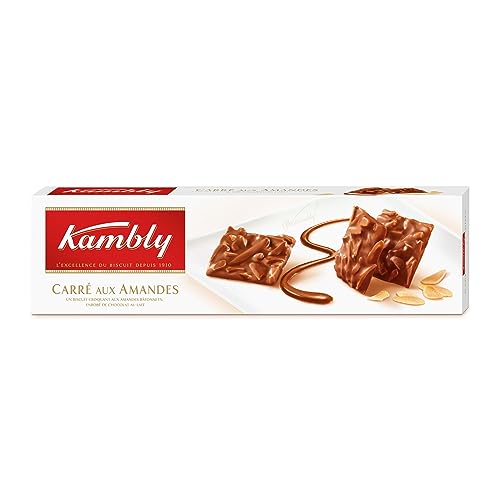 Kambly Carre aux Amandes 80g, 3er Pack (3 x 80 g) von Kambly