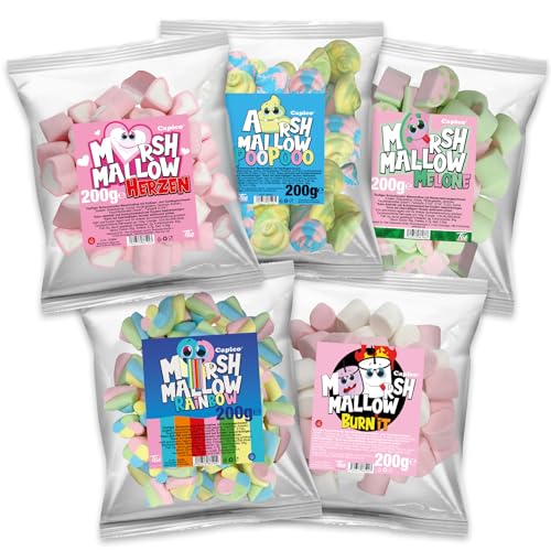 Capico Marshmallow Mixbox 5x200g (1000g) von Tise Süsswaren