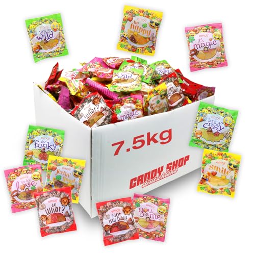 Emoji Fruchtgummi All Stars in kleinen Tütchen ca. 15g (7,5Kg) von Tise Süsswaren