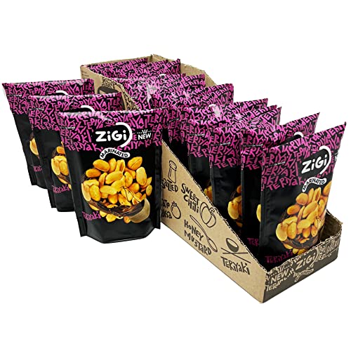 Marinierte Erdnüsse von Zigi - Teriyaki 14x70g Marinierte Erdnüsse von Zigi - Teriyaki 14x70g von Tise Süsswaren