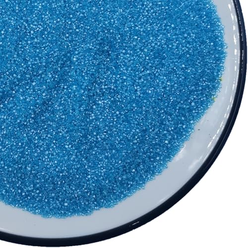 Essbare 142g Dekorative Blau Schleifzucker-Streusel zum Backen, Zuckerkristalle für Kuchen, Kekse, Cupcakes und Eiscreme-Topping für Halloween, Weihnachten von Tmade