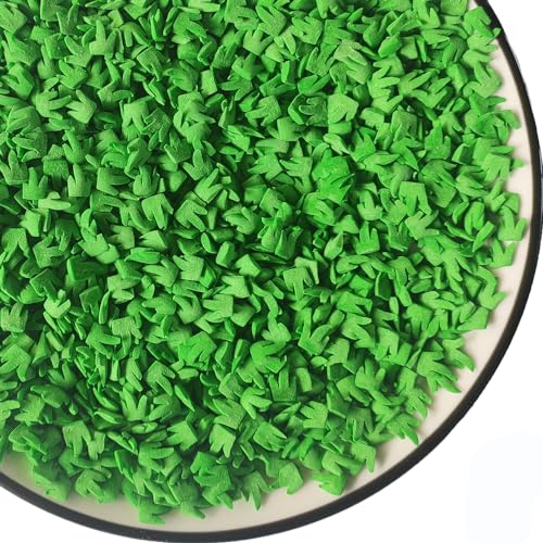 Essbare 70g Grün Gras Zucker Streusel Tortendeko Fußball Dessert Kuchen Toppers Kekszutaten Deko für Torten,Cupcakes und Eis, Party Deko für Kindergeburtstag von Tmade