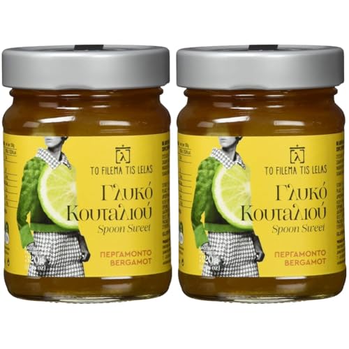 To Filema Tis Lelas Handgemachte Bergamotte in Sirup, 320 g (Packung mit 2) von To Filema Tis Lelas