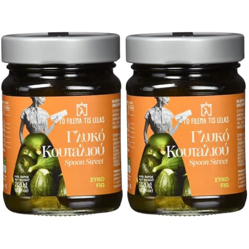 To Filema Tis Lelas Handgemachte Feige in Sirup, 320 g (Packung mit 2) von To Filema Tis Lelas