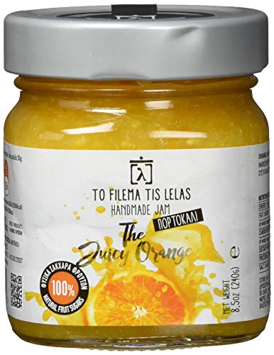 To Filema Tis Lelas Handgemachte Orange Marmelade OHNE ZUCKERZUERSATZ - The Juicy Orange, 2er Pack x 240g (Total: 480g) von To Filema Tis Lelas