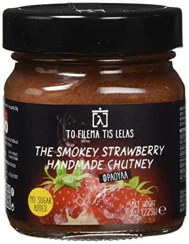 To Filema Tis Lelas Handgemachtes Erdbeer Chutney - The Smokey Strawberry, 2er Pack x 225g (Ingesamt: 450g) von To Filema Tis Lelas