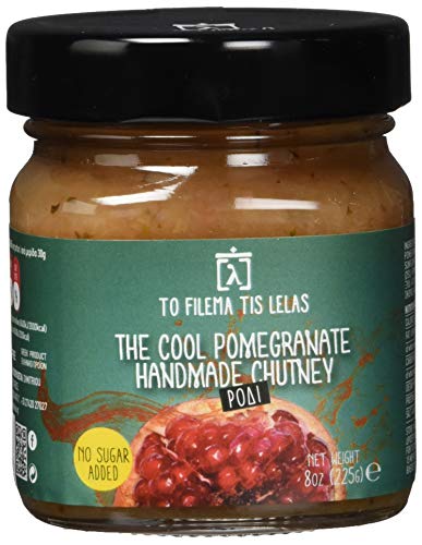 To Filema Tis Lelas Handgemachtes Granatapfel Chutney- The Cool Pomegranate, 2er Pack x 225g (Ingesamt: 450g) von To Filema Tis Lelas