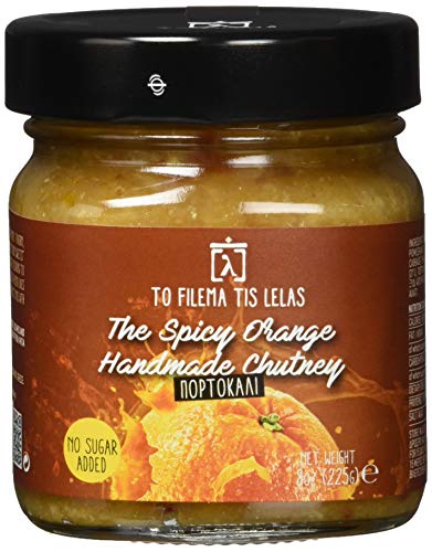 To Filema Tis Lelas Handgemachtes Orangen Chutney - The Spicy Orange, 2er Pack x 225g (Ingesamt: 450g) von To Filema Tis Lelas