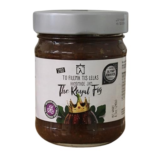 To Filema tis Lelas Handgemachte Feigenmarmelade ohne Zuckerzusatz - The Royal Fig, 240 g von To Filema Tis Lelas