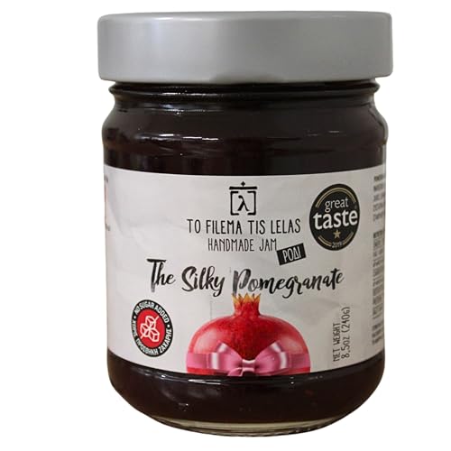 To Filema tis Lelas Handgemachte Granatapfelmarmelade ohne Zuckerzusatz - The Silky Pomegranate, 240 g von To Filema Tis Lelas