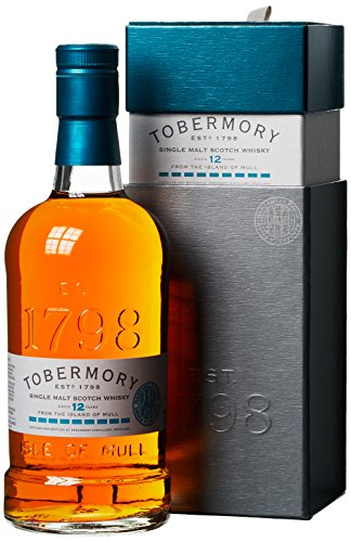 Tobermory 12 Years Old Manzanilla Finish Whiskey mit Geschenkverpackung (1 x 0.7 l) von Tobermory