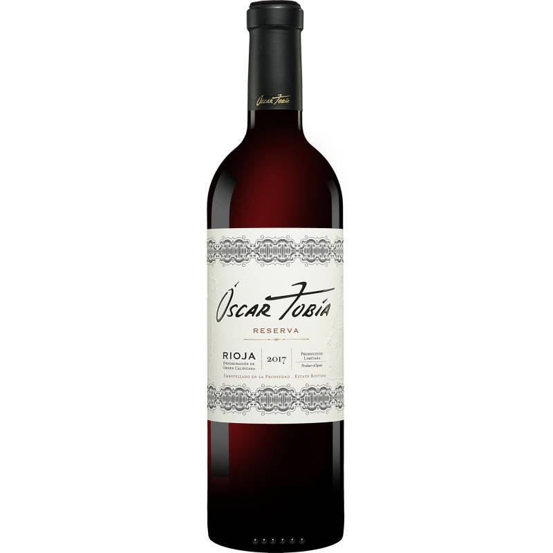 Óscar Tobía Reserva 2017  0.75L 15% Vol. Rotwein Trocken aus Spanien von Tobía