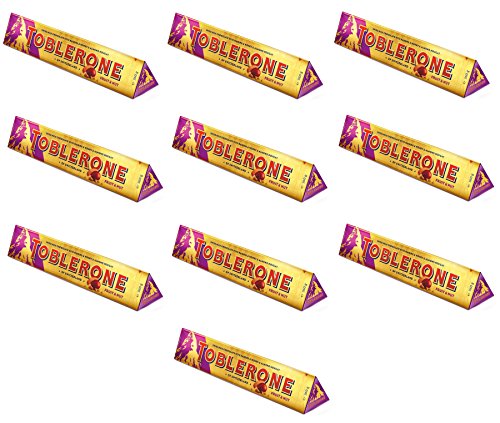 Toblerone Fruit & Nut Riegel 360g Packung mit 10 Stück von Toblerone