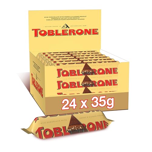 Toblerone Schokoriegel, Vorratskarton, 1er Pack (24 x 35 g) von Toblerone