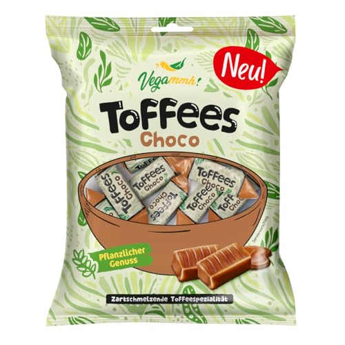 Vegammh Toffees Choco pflanzlicher Genuss einzeln verpackt 170g von Toffees