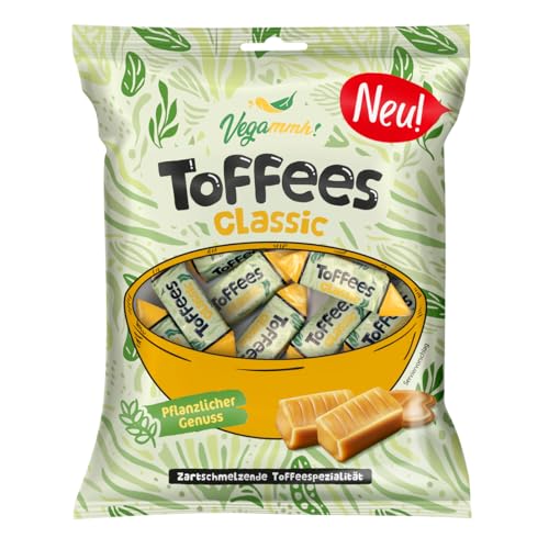 Vegammh Toffees Classic pflanzlicher vegane Weichkaramelle 170g von Toffees