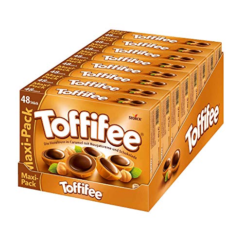 Toffifee (8 x 400g) / Haselnuss in Karamell, Nougatcreme und Schokolade von Toffifee