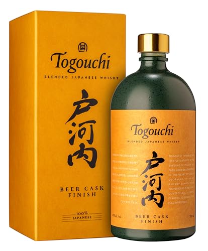 Togouchi Beer Cask | Japanese Blended Whisky | in IPA-Bierfässern gereift | weich, ausgewogen und fruchtig | 100% Gerste | aus Japan | 40% Vol. | 0,7 Liter von Togouchi