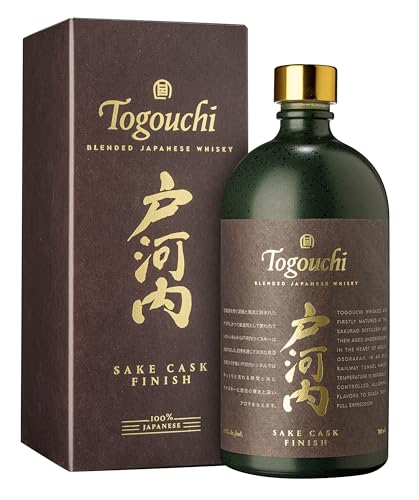 Togouchi Sake Cask | Japanese Blended Whisky | mehrere Monate in Sakefässern verfeinert | fruchtiges und holziges Profil | 100% Gerste | aus Japan | 40% Vol. | 0,7 Liter von Togouchi