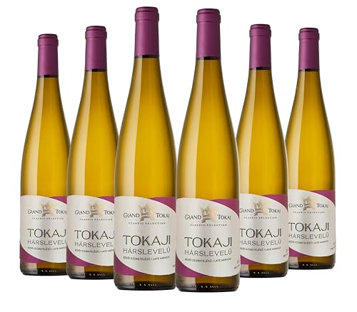 Grand Tokaj | Late Harvest Harslevelu - Ungarischer Weißwein süß | Weinpaket (6 x 0.5 L) von Tokaj