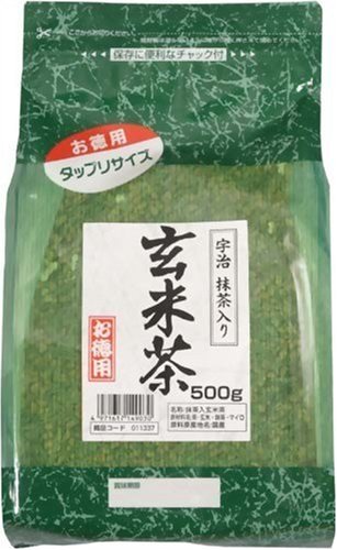 Tokyo Matcha Selection Tea - VALUE: Kunitaro tea : Genmaicha Traditonal Japanese Blended Tea with Matcha 500g Value Price & Extra Volume from Japan [Standard ship by SAL: NO tracking number] von 国太楼