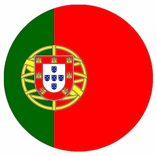 Essbarer Tortenaufleger * Portugal * 20cm Durchmesser // Tortendekoration Portugal // Partyartikel Portugal von Tolle-Tortenaufleger