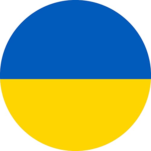 Essbarer Tortenaufleger * Ukraine * 20cm Durchmesser // Tortendekoration Ukraine // Partyartikel Ukraine von Tolle-Tortenaufleger