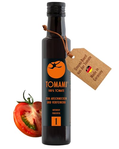 TOMAMI #1 (Umami) 240 ml | INTENSIV-FRUCHTIG | Zum Abschmecken & Verfeinern | umami, vegan, glutenfrei, laktosefrei, sojafrei von TOMAMI