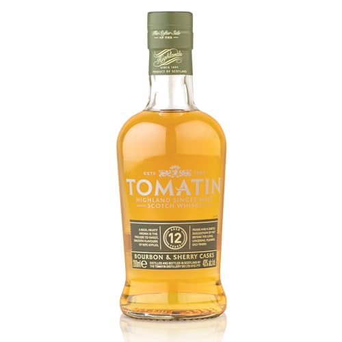 Tomatin 12 Years Old BOURBON & SHERRY CASKS 43% Vol. 0,2l von Tomatin