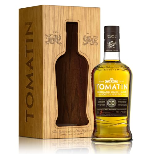 Tomatin 30 Years Old Highland Single Malt Scotch Whisky 46% Vol. 0,7l in Holzkiste von Tomatin