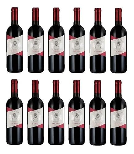 12x 0,75l - Caruso - Rosso - Vino d'Italia - Italien - Rotwein halbtrocken von Tombaccco - Caruso