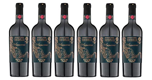 6x 0,75l - 2021er - Tombacco - Azzurra Rosso - Puglia I.G.P. - Apulien - Italien - Rotwein trocken von Tombaccco