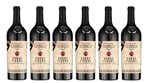 6x 0,75l - 2022er - Tombacco - Rosso Piceno D.O.P. - Marché/Marken - Italien - Rotwein trocken von Tombaccco