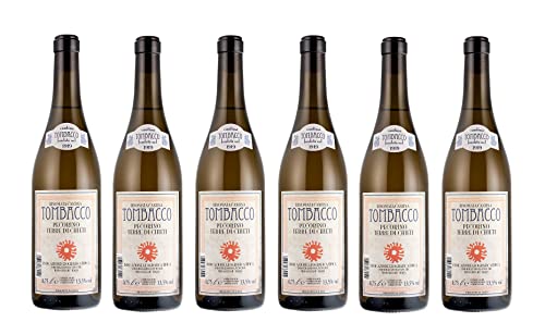 6x 0,75l - 2023er - Tombacco - Pecorino - Terre di Chieti I.G.P. - Abruzzen - Italien - Weißwein trocken von Tombaccco