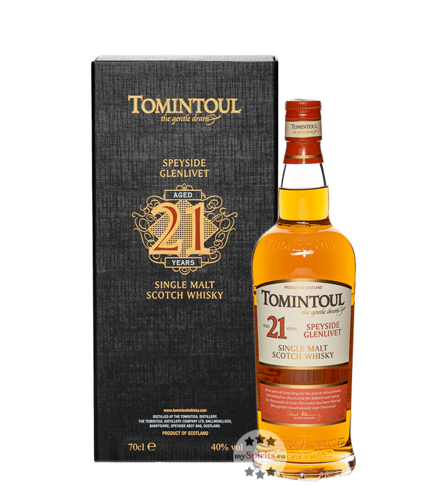 Tomintoul 21 Jahre Single Malt Whisky (40 % Vol., 0,7 Liter) von Tomintoul Distillery