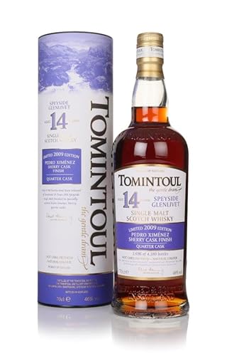 Tomintoul 14 Years Old PX SHERRY QUARTER CASK Finish 2009 46% Vol. 0,7l in Geschenkbox von Tomintoul